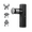 Black, variant on Breo Pocket Massage Gun, Fascia Therapy Gun Brushless Deep Tissue, 4 Massage Heads Lightweight, S1, Black