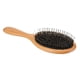 thumbnail image 1 of Cepillo de cerdas de jabalí con mango de madera Peine antiestático Masaje del cuero cabelludo yeacher  cepillo de pelo, 1 of 7