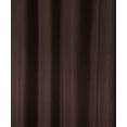 thumbnail image 5 of Dainty Home Hotel Collection Waffle Weave Solid Design Shower Curtain, 70" x 72" In Chocolate Brown, 5 of 6