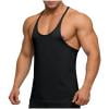 thumbnail image 2 of Yertdoel Tank Tops Men Solid Color Sleeveless T-shirts Breathable Wicking Outdoor Running Training Tank Top, 2 of 8