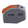 thumbnail image 5 of 20pcs 2 Way Reusable Spring Lever Terminal Block Electric Cable Connector Wire, 5 of 5
