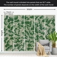 thumbnail image 3 of Botanical Wallpaper Wall Mural - Green Labyrinth, 3 of 5