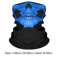 thumbnail image 1 of EstbridgeGhost Face Balaclava Skull Mask Set Skeleton Motorcycle Gator Mask for Men  Outdoor Sports, 1 of 9