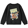 thumbnail image 4 of Scooby Doo Mystery Gang Youth Black Crew Neck Sweatshirt-XS, 4 of 5