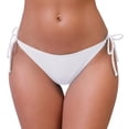 thumbnail image 2 of Women's Swimsuit Bottoms High Waist Vintage Basic Full Coverage Bikini Briefs Swimming Trunks for Beach,White,S, 2 of 6