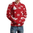 thumbnail image 5 of Christmas Snowflake Deer 3d Sweatshirts Hoodie Fashion Casual Personality Men's Women Street Hoodie Pullovers Long Sleeve Comfortable Top, 5 of 6