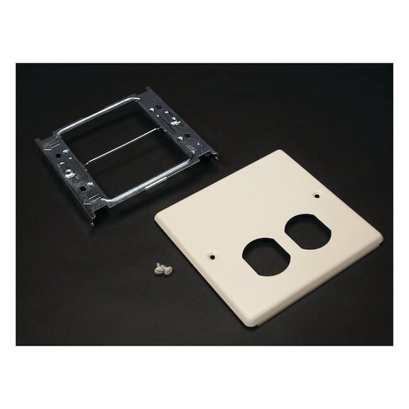 Wiremold G4047Bx : 2-Gang Duplex Receptacle-Gray (5 Pack)