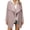 Purple, variant on CoCopeaunts Women's Open Front Cardigan Sweater Elegant Lable Collar Long Sleeve Knit Lightweight Outwear Coat with Pockets