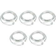 7 Foot Oxygen Nasal Cannula - 5 Pack Soft Fit Cannulas for Oxygen - Standard Kink Resistant Lightweight Oxygen Tubing Cannula