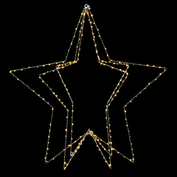 300Ltx30" WW LED Star Wire Silhouette