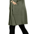thumbnail image 4 of J. METHOD Women's Open Front Long Sleeve Cardigan Casual Basic Lightweight Soft Sweater with Slouchy Pockets NEWJ1440 Light Olive S, 4 of 5