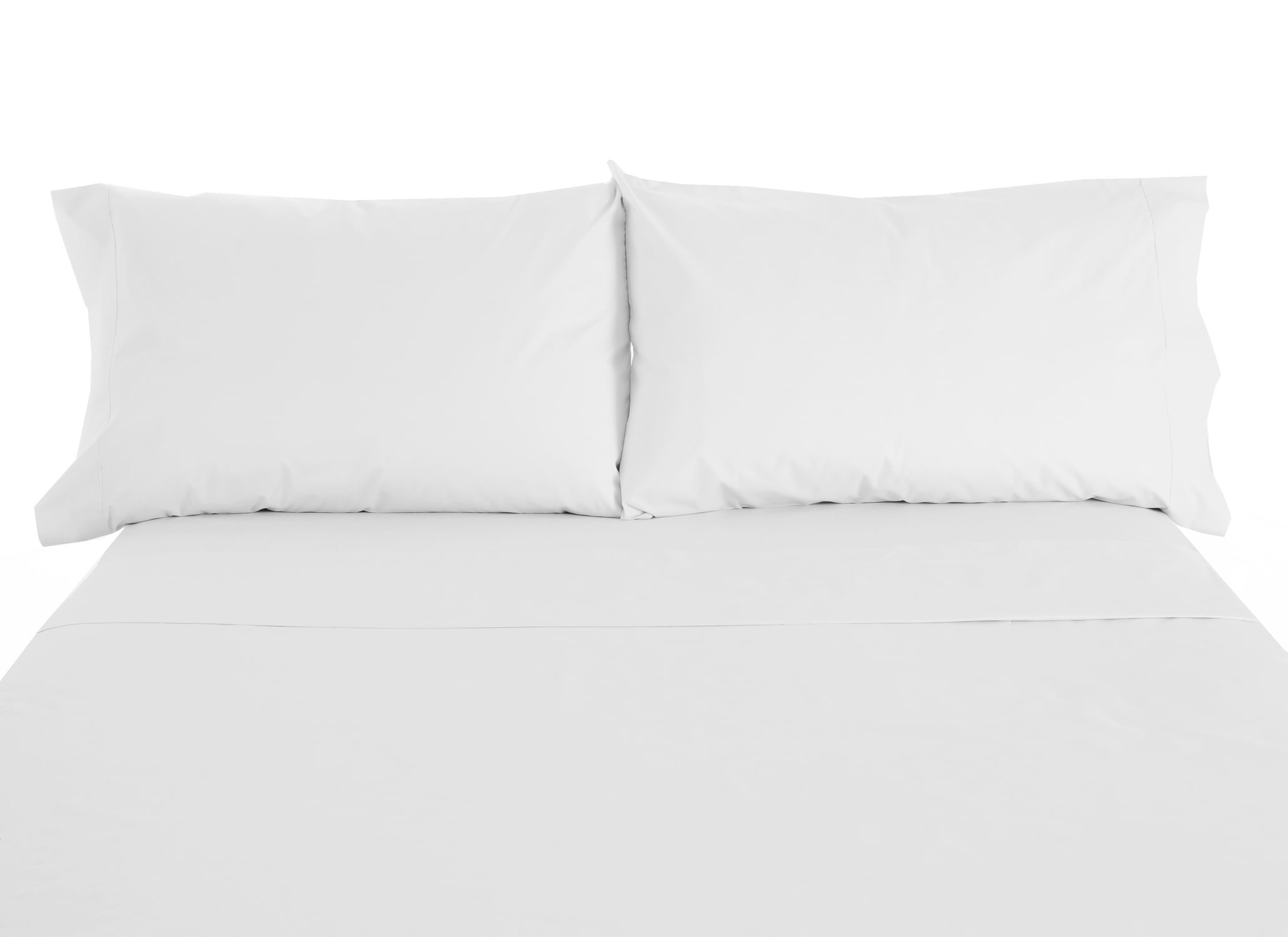 All Cotton 144 Thread Count White 100% Cotton 3-Piece Twin Sheet set