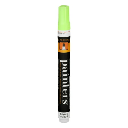 Elmer's Painters Acrylic Paint Markers Medium with Non-toxic Formula, Chisel Point, Neon Green