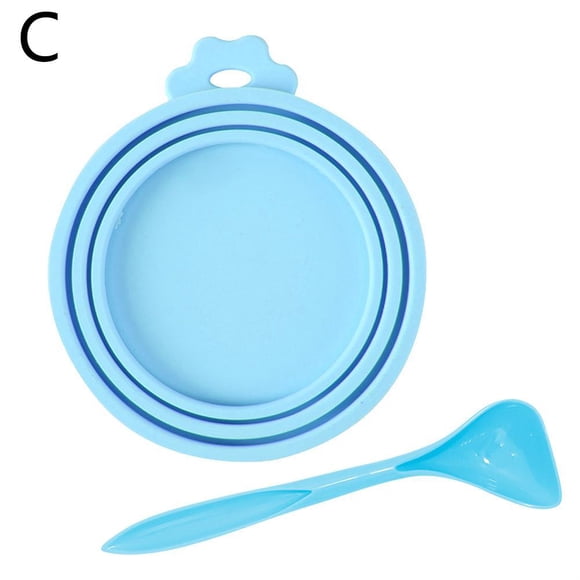 Couvercles de Pots en Silicone Couvercle d'Étanchéité Alimentaire, Couvercle de Conservation, Couvercle de Boîte en Silicone pour Animaux