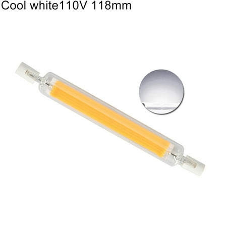 

R7S 78/118mm 10/20W COB LED Halogen Light Dimmable Replace Lamp Bulb Glass Tube