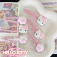 thumbnail image 2 of Sanrio-Pinza para el pelo con dibujos de Hello Kitty para niña, accesorios para el cabello Kawaii, tocado, flequillo, pinza para el pelo con lazo de gatito, 2 of 4