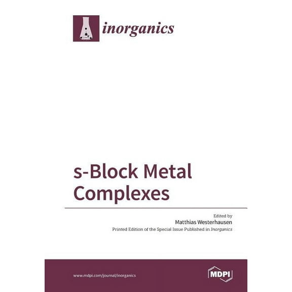 s-Block Metal Complexes, (Paperback)
