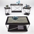 thumbnail image 2 of Progressive Furniture Table d'Appoint Carrée en Métal East Bay 24 Pouces Carreaux Marron, 2 of 3