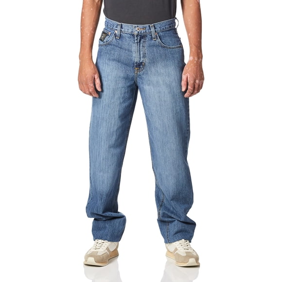 Jean Cinch Black Label de Corte Suelto Stone Blast