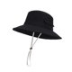 thumbnail image 1 of Sombrero de pescador de ala ancha, ajustable con cordón, resistente al viento y con hebilla, ideal para viajes al aire libre y senderismo, con protección UV., 1 of 8