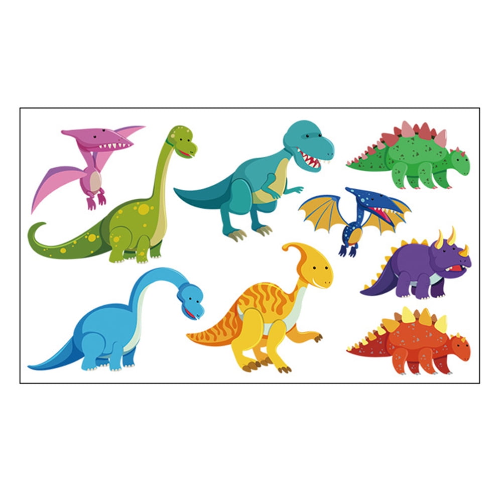 Cartoon Dinosaur Wall Sticker Removable Free Combination Wall Decal
