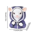 thumbnail image 4 of Creatine Cartoon Monkey Flowerpot Garden Item Animal Statue Design Potted Home, 4 of 8
