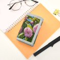 thumbnail image 7 of JIALIOU Nylon Trifold Card Wallet with ID Window Zipper Pocket for Men Women Teen Cherry Blossoms on Branches, 7 of 7