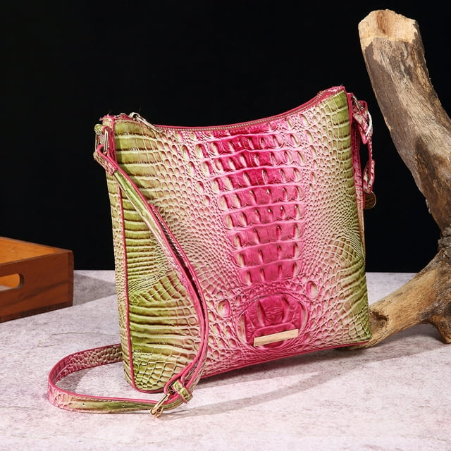 Sac à Main Rétro Motif crocodile pour Femmes, Usage Quotidien, occasion Assortie, Coloré-3