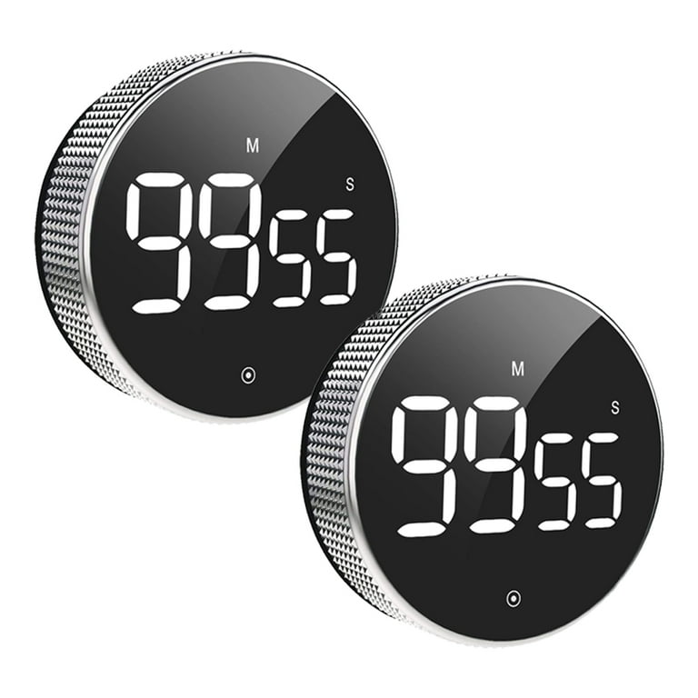 Digital Kitchen Timers, Visual timers Large LED Display Magnetic