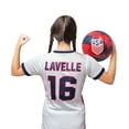 thumbnail image 3 of U.S. Soccer USWNT National Team Gameday 4 Star Champion Soccer Youth Poly Shirt - Lavelle 16, YXL, 3 of 4