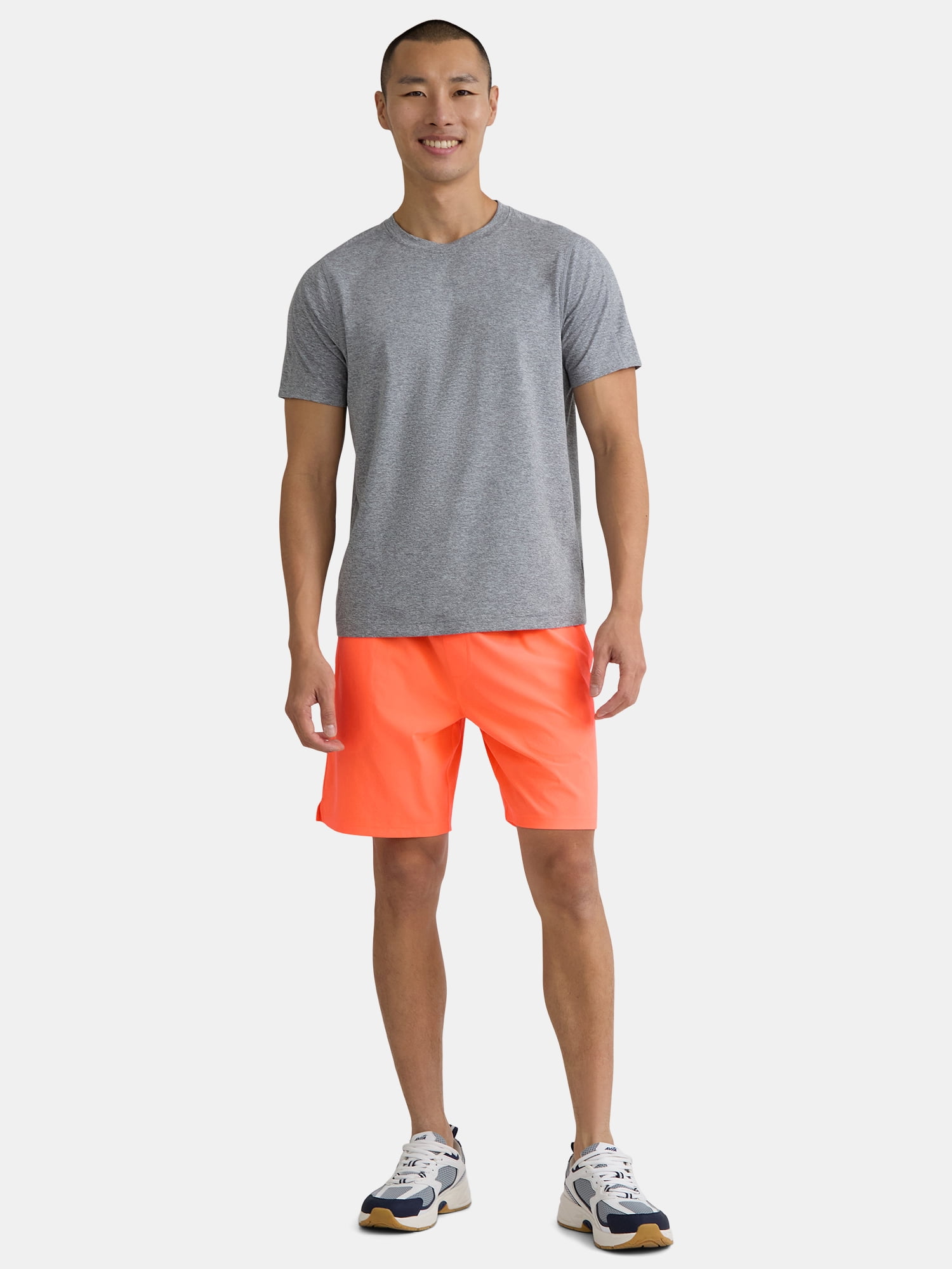 Athletic Works Men's and Big Men's Woven Running Shorts, 6" and 8" Inseams, Sizes XS-5XL