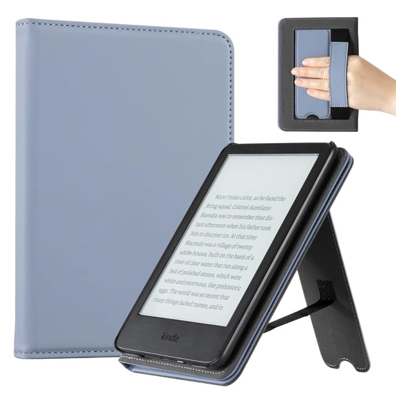 Funda CoBak para lector electrónico de 6" en cuero PU con función de suspensión automática, morado