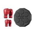 thumbnail image 1 of S SERENABLE Machine de Boxe Musicale Exercice Intérieur Entraîneur de Boxe Musique Cible Murale de Boxe Rouge Adulte Rouge, 1 of 9