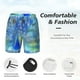 thumbnail image 3 of Balery Peacock Bañador para hombre, shorts de playa de secado rápido con entrepierna y forro de compresión-Medium, 3 of 6