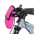 thumbnail image 5 of Wrapables Waterproof Bike Bag, Handlebar Cycling Storage Pouch for Tools and Accessories, Pink, 5 of 10