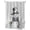 Grey, variant on Grey Snowman Christmas Stall Shower Curtain, Waterproof Shower Curtains for Bathroom, Xmas Berry Winter Snowflake Washable Fabric Cloth Bath Curtain for Bathtub Decoration with Hooks 36x72 Inches