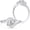 Style 1, variant on Moissanite Engagement Nings for Women 2 Style Platinum Plated Silver ring Twisting Moissanite Rings