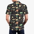 thumbnail image 4 of Balery Vegetable Quiche Printed Men’s Short Sleeve Polo Shirt, Midweight Men's Shirt,Golf Polo shirts -, 4 of 9