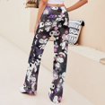 thumbnail image 4 of Kuromi And My Melody Women's Wide Leg Yoga Pant Comfy Loose Sweatpants High Waist Lounge Casual Athletic Pant Workout Joggers Pant, 4 of 7