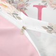 thumbnail image 4 of Catabedysis Flower Alphabet Print Twin Duvet Cover,Rustic Plant Letter N Design Twin Bedding For Girls,Pink Reversible,2pcs,1 Duvet Cover and 1 Pillowcase, 4 of 6