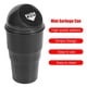 thumbnail image 3 of Mini cubo de basura Universal para coche bote de basura creativo Ehuebsd para coche accesorios de Interior cubierta plegable de plástico Cubo de barril, 3 of 5