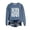 Blue, variant on Sweatshirt for Women No Hood Fall Winter Relaxed Fit Crewneck Long Sleeve Batwing Cold Shoulder with Pocket Graphic Pullover Cotton Pullover(Beige,S)