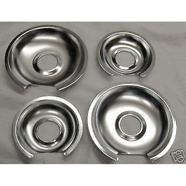 GB3 For GE Range Burner Drip Pans 2 WB32X10012 2 WB32X10013