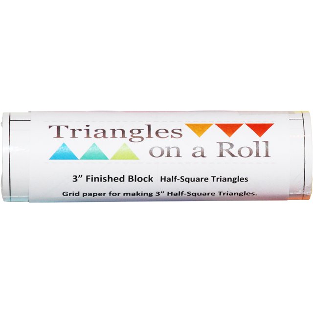 C'est à Coudre Emma Demi-Carré Triangles On A Roll-50 Pieds 2.5 Pouces Finition Taille H250