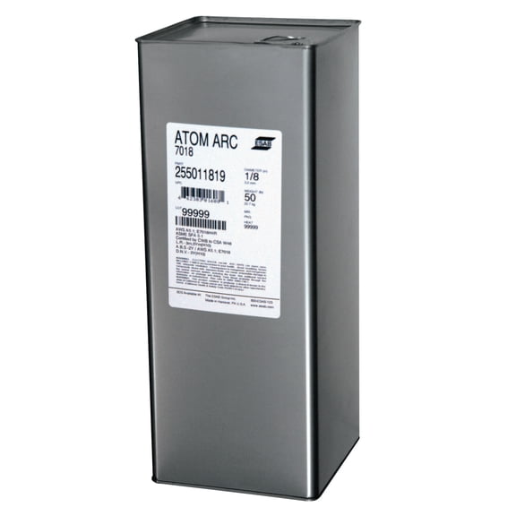 Esab Welding 255011827 AA 7018 1/8X14 10#/60# HS CAN
