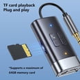thumbnail image 6 of 2 in1 Bluetooth Transmitter Receiver, Car Stereo Wireless Adapter, 3.5mm Aux Wireless Bluetooth Adapter, Upgrade Wireless Audio Receiver Suitable for Headphones Car Home Audio, Hands-Free, 6 of 9