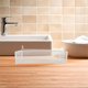 thumbnail image 1 of BESTYASH No Drill White Hanging Basket for Bathroom and Dormitory Bedside Storage, 1 of 7