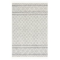 SAFAVIEH Vermont William Trellis Area Rug, Grey/Ivory, 5' x 8'