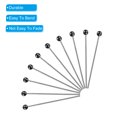 thumbnail image 4 of 100Pcs Dark Gray Ball Head Pins 45mm Wire Head Pins 24 Gauge Brass Head Pins for DIY Craft Jewelry Making, 4 of 7