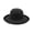 Black, variant on Womens White Elastic Upf 50 Sun Protection Adjustable Packable Sun Hat
